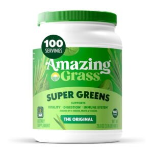 Amazing Grass Greens Blend Superfood Original, 1.76 lb, 100 Servings