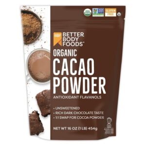 BetterBody Foods Organic Cacao Powder, 16 oz